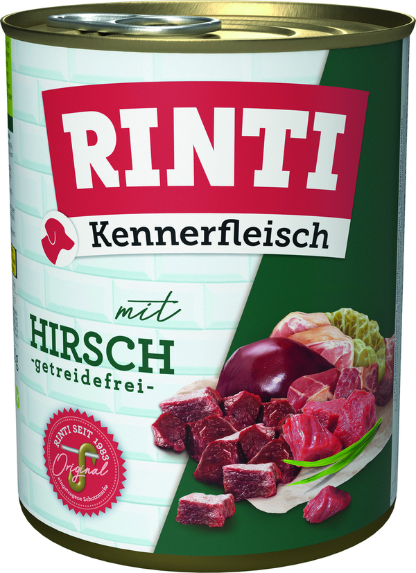 Bild 1 von Rinti Kennerfleisch Adult Hirsch 800 g bei Kartonabnahme