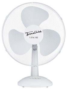 TrendLine Tischventilator 43 cm weiß