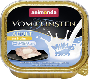 Animonda vom Feinsten Katzennassfutter mit Huhn und Milchkern, 100g