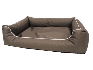 Lebon Hundebett Paula eckig dunkelbeige