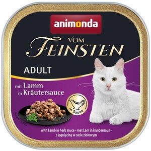 Animonda vom Feinsten Katzennassfutter mit Lamm in Kräutersauce, 100g