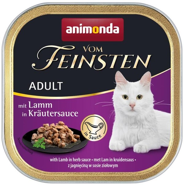 Bild 1 von Animonda vom Feinsten Katzennassfutter mit Lamm in Kräutersauce, 100g