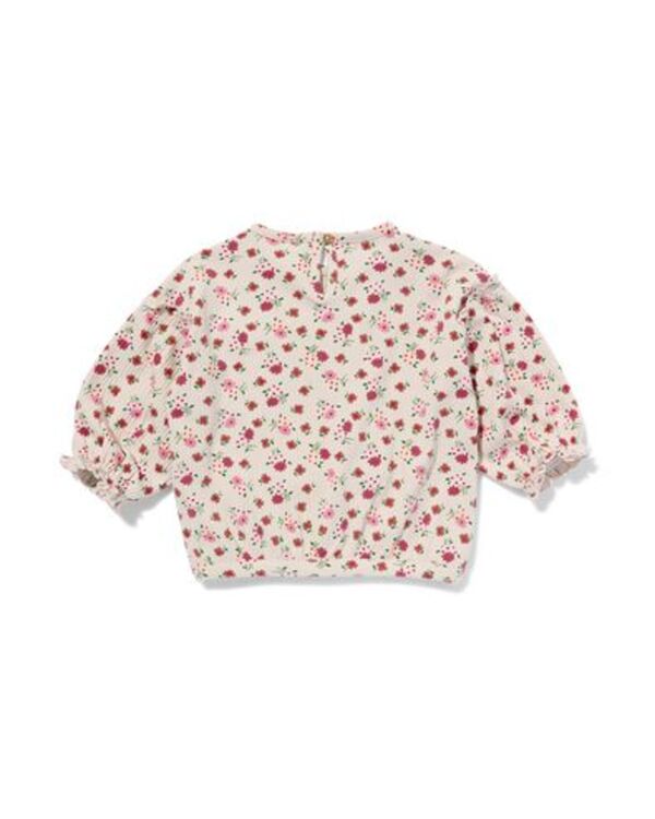 Bild 3 von Baby-Shirt, gerippt, Blumen ecru