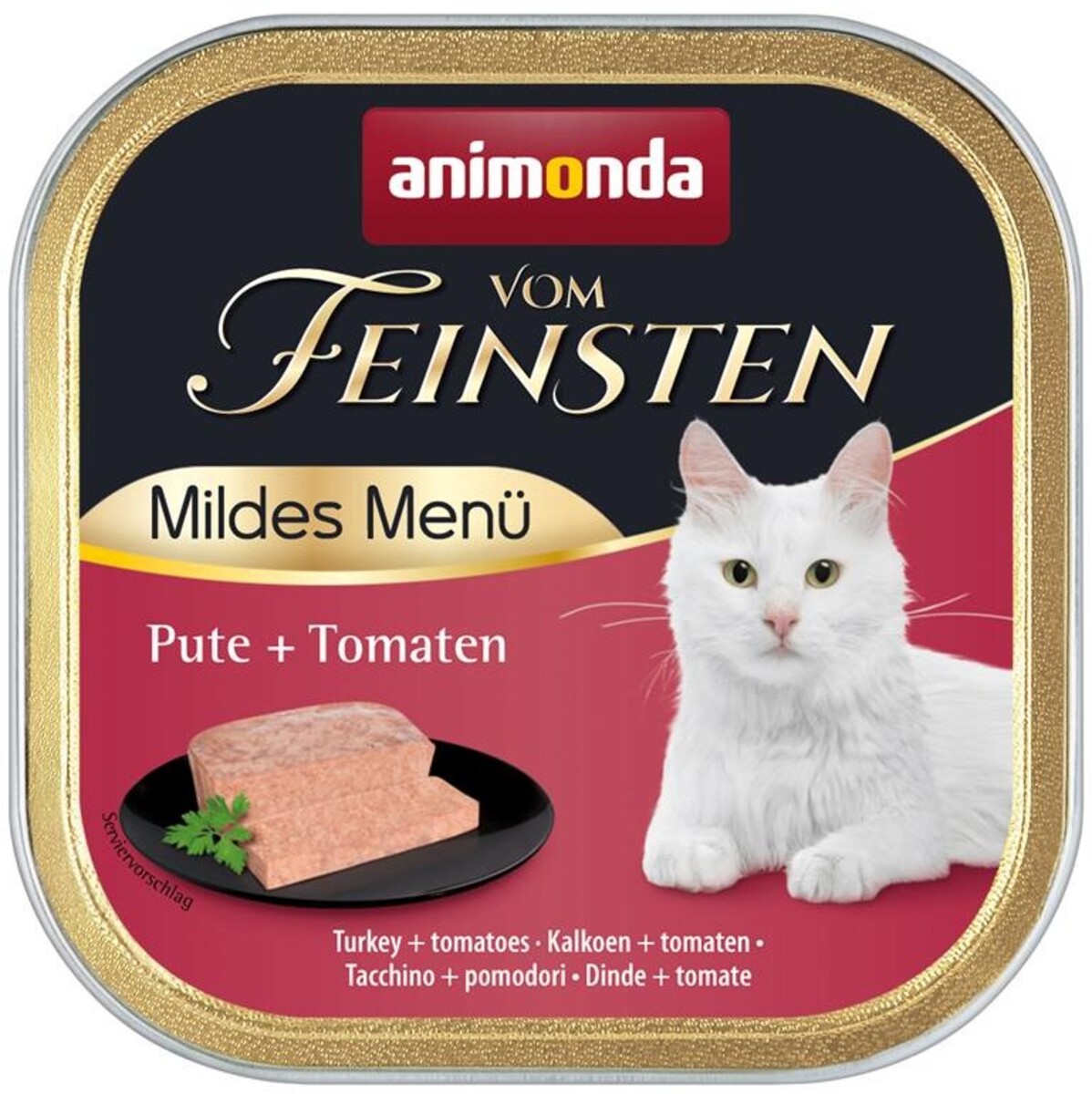 Bild 1 von Vom Feinsten Katzennassfutter Mildes Menü Pute & Tomaten, 100g