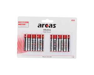 Arcas Mignon-Batterien Alkaline 1,5 V AA/R6 8er