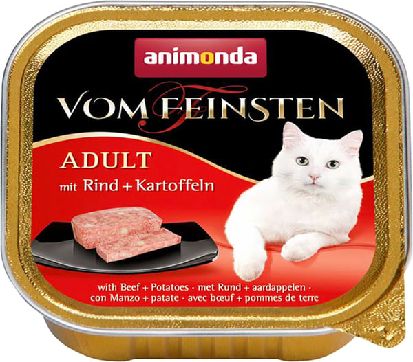 Bild 1 von Animonda Vom Feinsten Adult Katzennassfutter mit Rind + Kartoffeln, 100 g