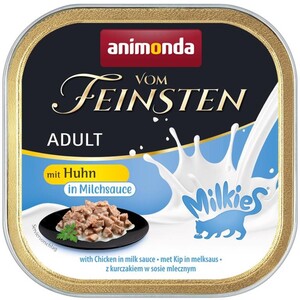 Animonda vom Feinsten Katzennassfutter mit Huhn in Milchsauce, 100g