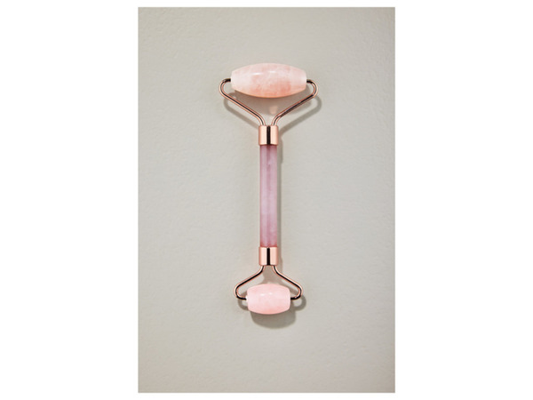 Bild 3 von CIEN Beauty Rosenquarz-Gesichtsroller \ Quarz-Gesichtsroller \ Rosenquarz-Massagestein