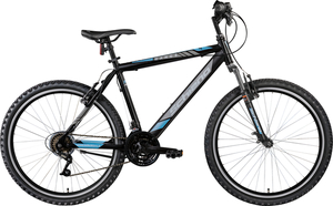 Schiano Alu Mountainbike 26 Zoll RH 48cm 18-Gang schwarz blau