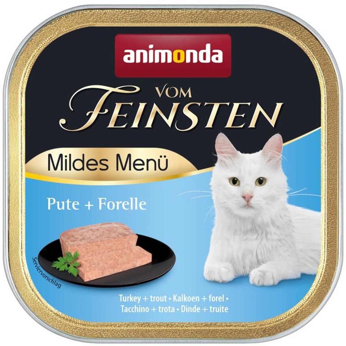 Bild 1 von Vom Feinsten Katzennassfutter Mildes Menü Pute & Forelle, 100g