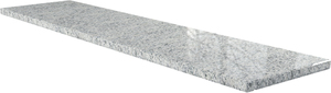 Wigastone Granit-Fensterbank grau Forte 275 x 15 x 3 cm mit Wasserrille