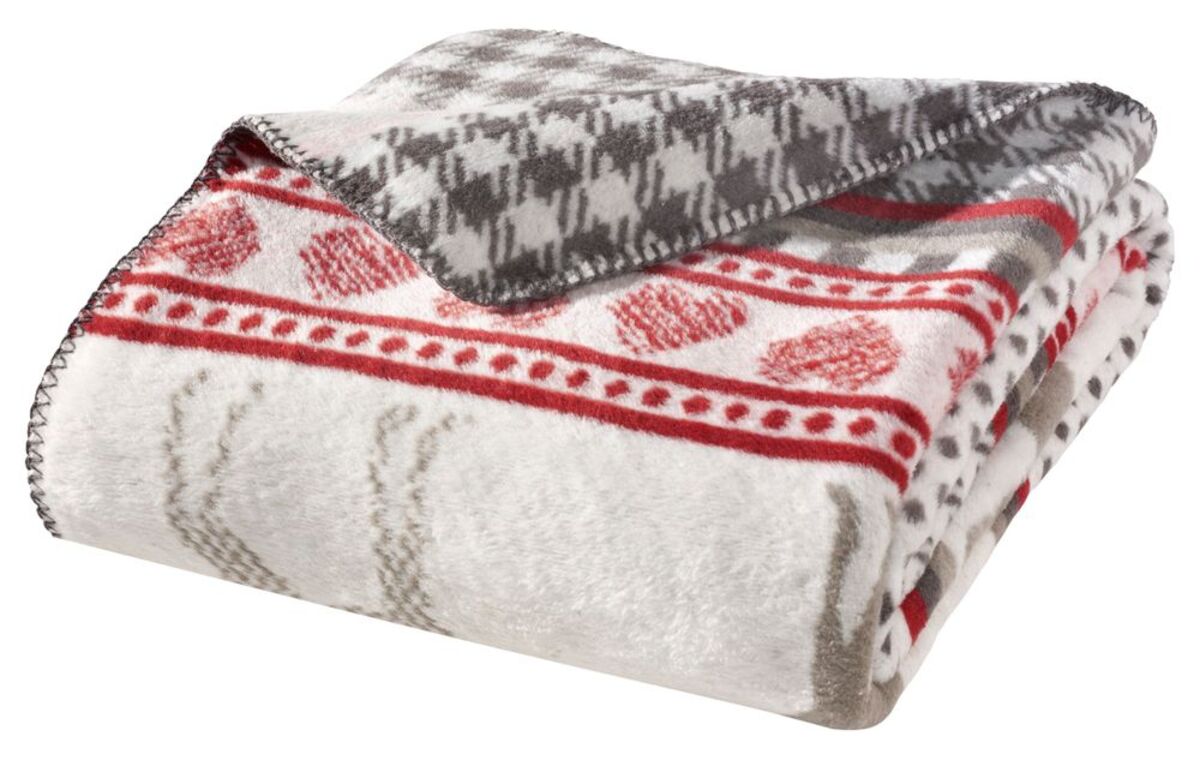 Bild 1 von WOHNWOHL® Baumwolldecke • Kuscheldecke 150x200cm • Tagesdecke • Sofadecke • Wohndecke • Sofaüberwurf • Fleecedecke • Couch-Decke • Überwurf • Ökotex Zertifizierte • versch. Fa