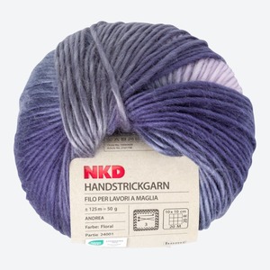 Handstrickgarn mit Farbverlauf, 50g, NKD-Andrea, Violet