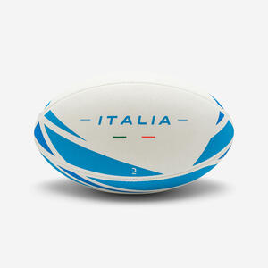 Rugbyball Grösse 5 - Italien Blau|rot