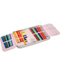 Schul-Etui, verschiedene Designs, rosa