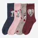 Bild 1 von Snoopy Damen-Socken mit Herzen, 4er-Pack, Dark-blue