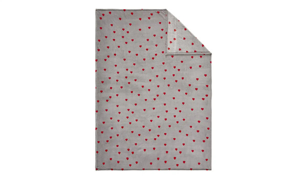 Bild 3 von como Coralfleecedecke Herzen