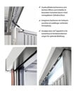 Bild 2 von Biohort Gerätehaus HighLine H5, silber-metallic, ca. B275/H222/T315 cm