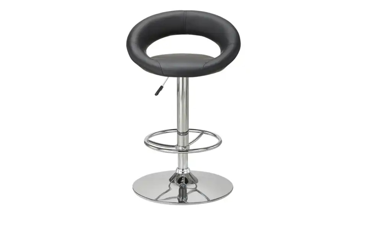 Bild 3 von Barhocker ¦ schwarz ¦ Maße (cm): B: 54 H: 81 T: 49 Polstermöbel > Hocker > Barhocker - Möbel Kraft