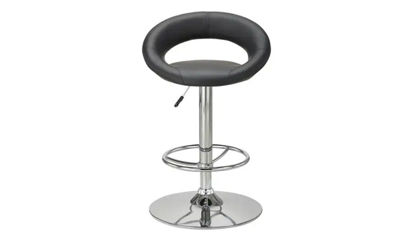 Bild 3 von Barhocker ¦ schwarz ¦ Maße (cm): B: 54 H: 81 T: 49 Polstermöbel > Hocker > Barhocker - Möbel Kraft