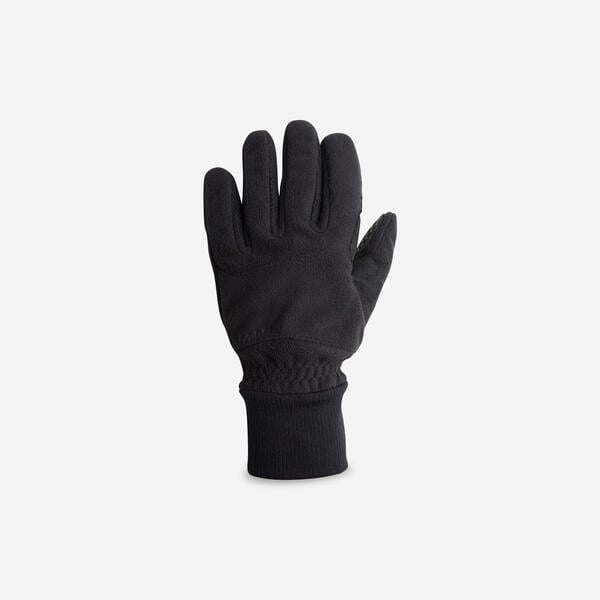 Bild 1 von Fahrrad-Winterhandschuhe 100 Fleece schwarz Schwarz