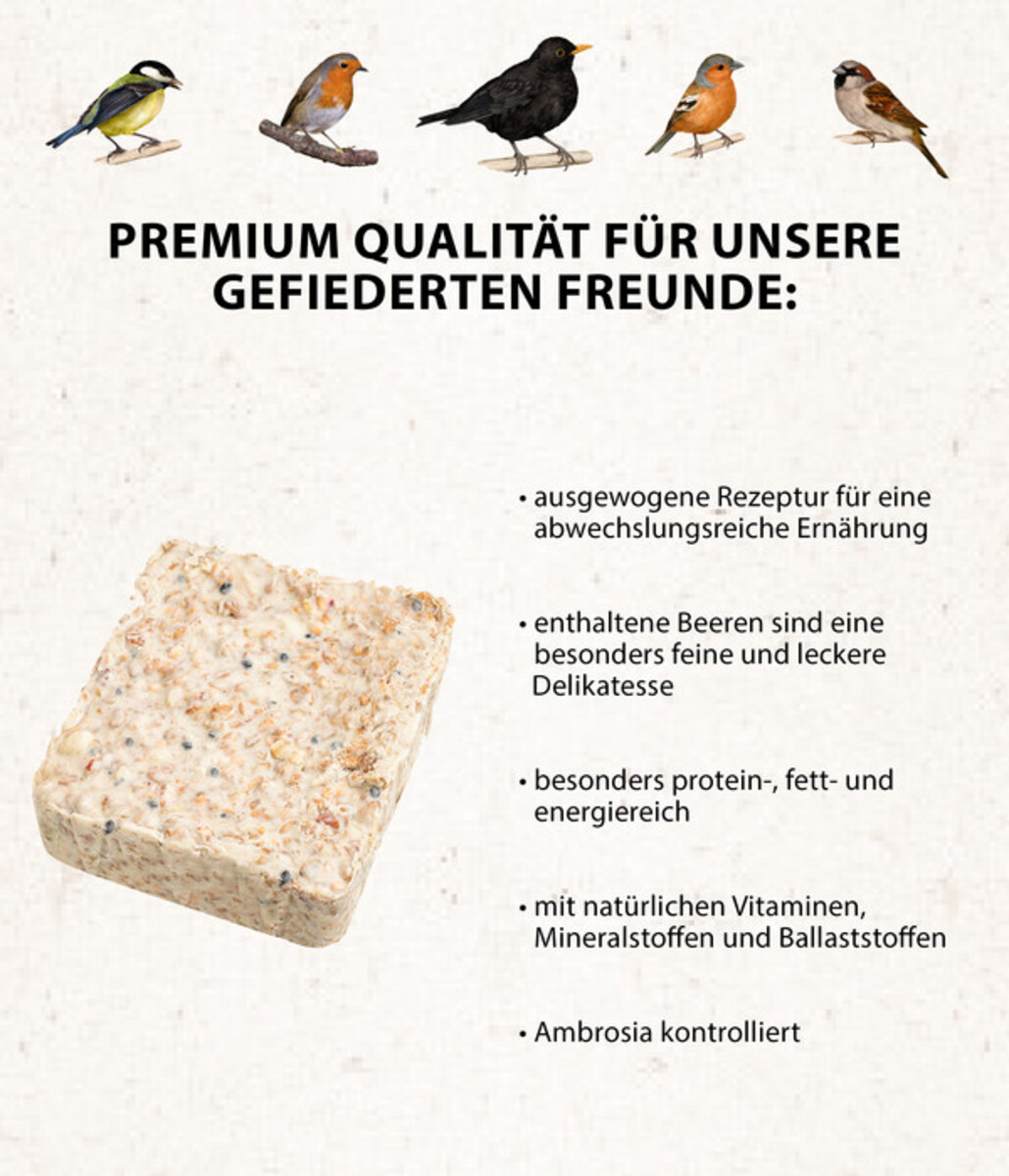 Bild 2 von Dehner Natura Futtertafel mit Beeren, 12x300 g