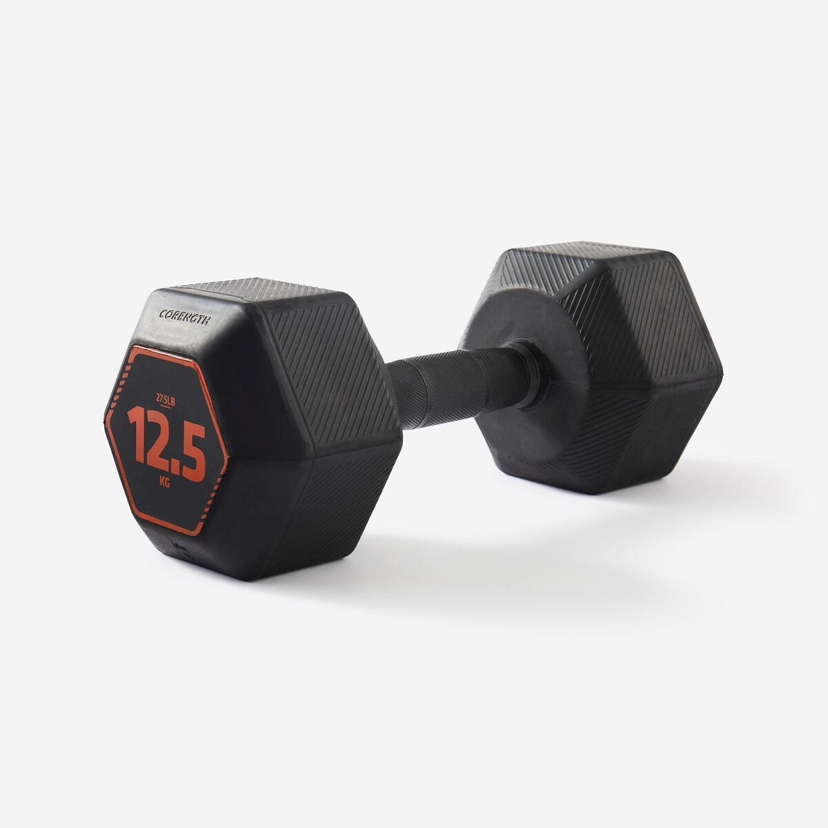Bild 1 von Hanteln 12,5 kg Crosstraining und Muskelaufbau ‒ Hex Dumbbell schwarz Schwarz