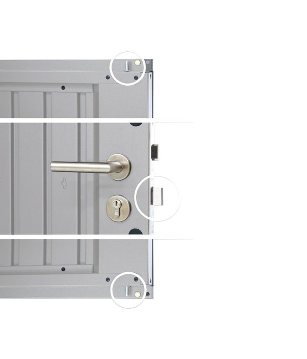 Bild 3 von Biohort Gerätehaus HighLine H5, silber-metallic, ca. B275/H222/T315 cm