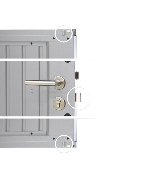 Bild 3 von Biohort Gerätehaus HighLine H5, silber-metallic, ca. B275/H222/T315 cm