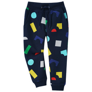 Jungen Jogginghose mit bunten Motiven DUNKELBLAU