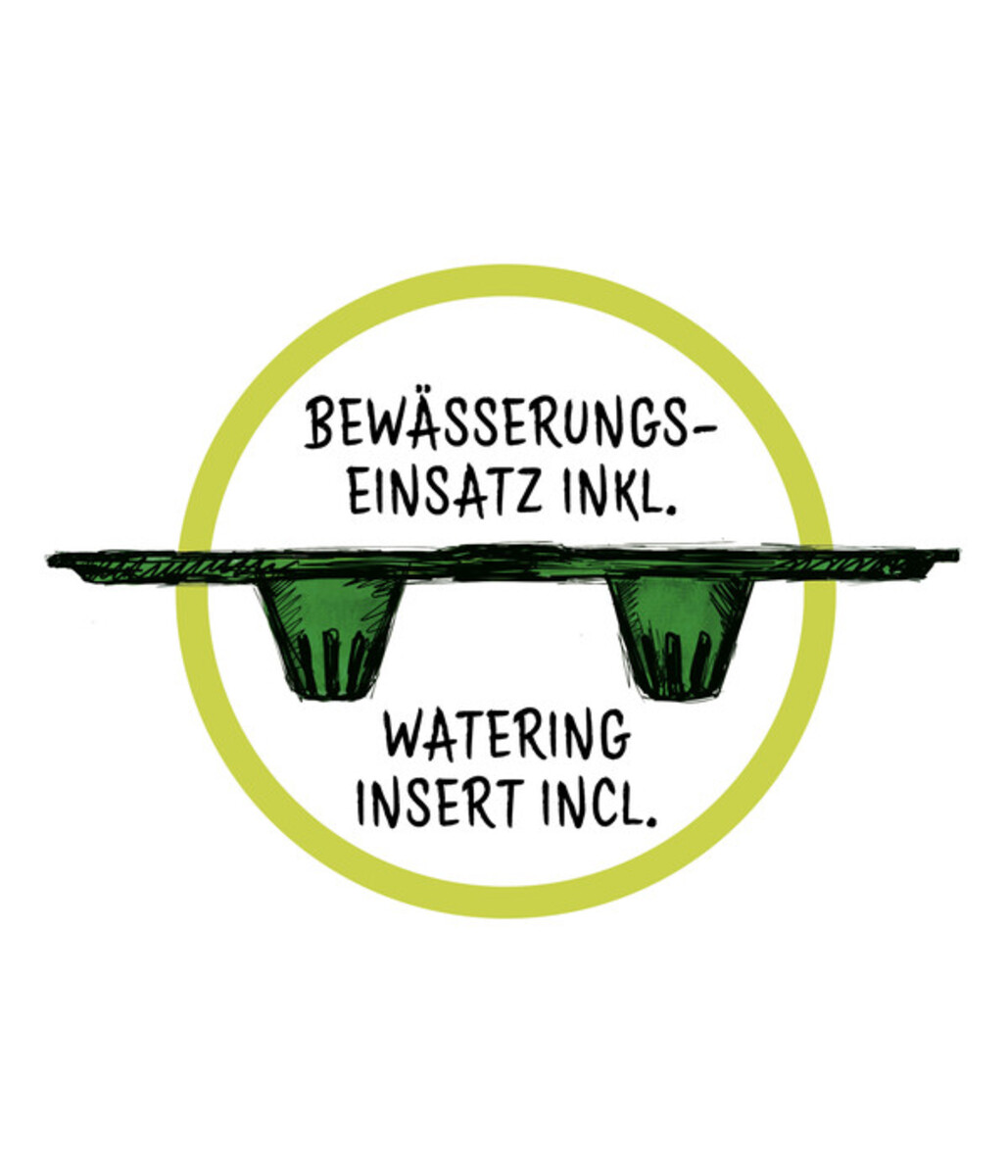 Bild 4 von Scheurich Kunststoff-Topf Groove+, rund, ca. Ø28,5/H26 cm