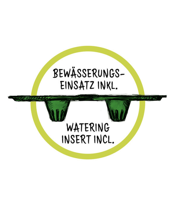 Bild 4 von Scheurich Kunststoff-Topf Groove+, rund, ca. Ø28,5/H26 cm