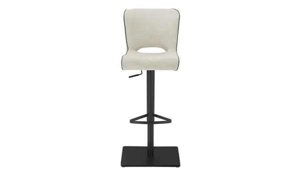 Bild 3 von Primo Barhocker in meliertem Webstoff Guido ¦ beige ¦ Maße (cm): B: 43 H: 112,3 T: 55 Polstermöbel > Hocker > Barhocker - Möbel Kraft