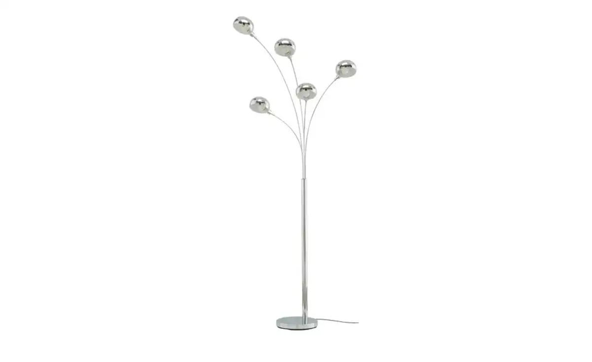 Bild 3 von KHG Bogenleuchte, 5-flammig, chrom ¦ silber ¦ Maße (cm): B: 46,3 H: 198 T: 28 Sale > Lampen-Sale - Möbel Kraft
