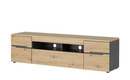 Bild 1 von Lowboard ¦ holzfarben ¦ Maße (cm): B: 192 H: 53 T: 47 Kommoden & Sideboards > Lowboards - Möbel Kraft