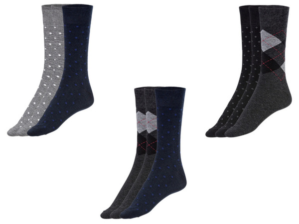 Bild 1 von LIVERGY® Herren Business-Socken, 3 Paar, mit Baumwolle