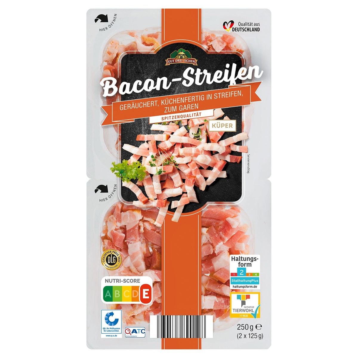 Bild 1 von GUT DREI EICHEN Bacon 250 g
