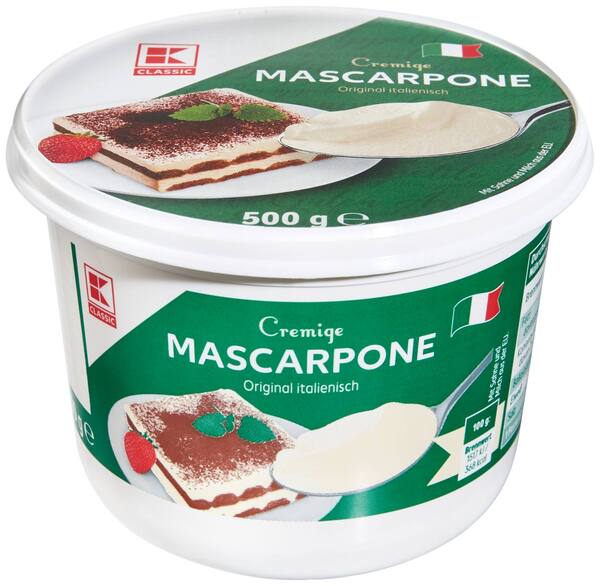 Bild 1 von K-CLASSIC Mascarpone, 500-g-Becher