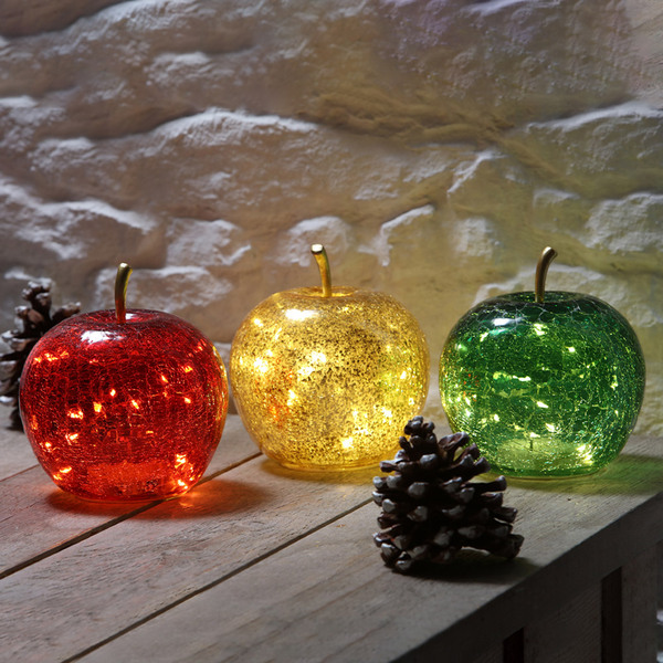 Bild 3 von LED-Dekoapfel "POMO" - Gold