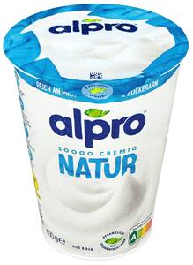 ALPRO Joghurtalternative Natur, 400-g-Becher