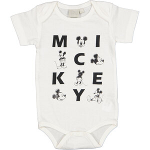 Babybody Micky, Weiß, 50/56