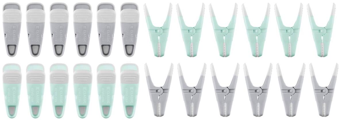 Bild 1 von K-CLASSIC Softgrip-Wäscheklammern, 24-St.-Packg.