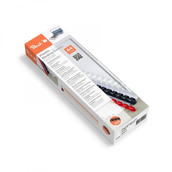 Bild 2 von Binderücken 8mm, für je 45 Blatt A4, weiss, 100 Stück