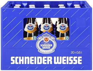 SCHNEIDER WEISSE Original Weißbier, Ka. 20 x 0,5-l-Fl.