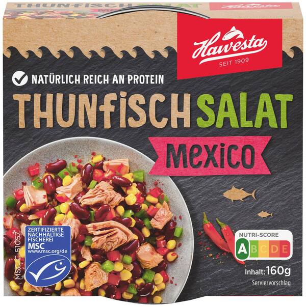 Bild 1 von HAWESTA Thunfisch-Salat, 160-g-Dose