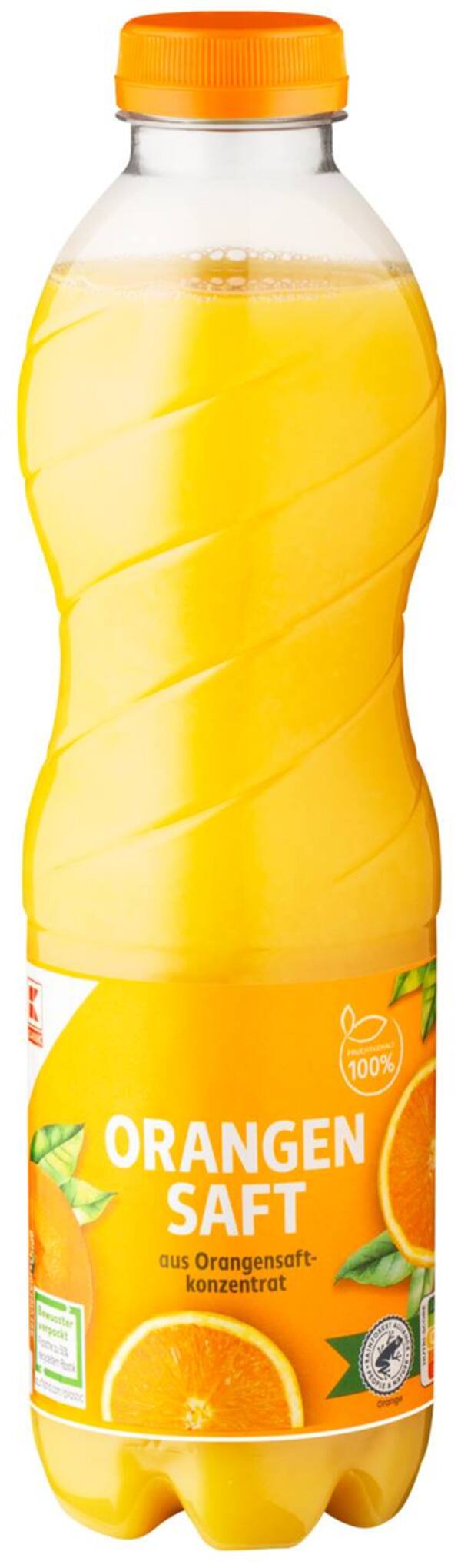 Bild 1 von K-CLASSIC Orangensaft, 1-l-PET-Fl.