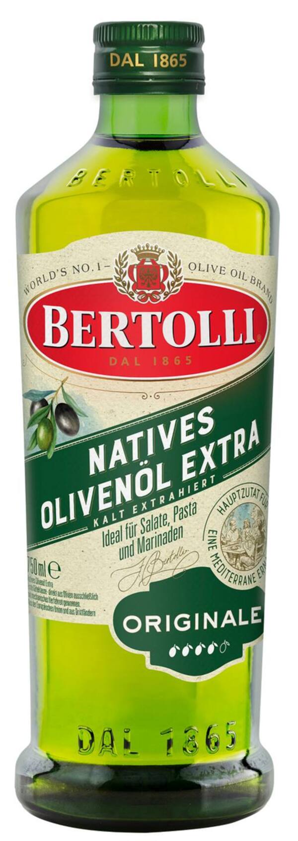 Bild 1 von BERTOLLI Olivenöl, 750-ml-Fl.