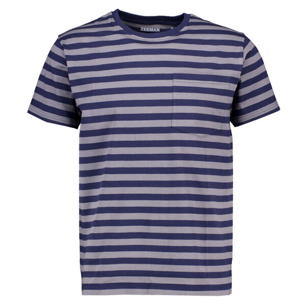 Bild 1 von Herren-T-Shirt Kurze Ärmel, Anthrazit/Navy, M