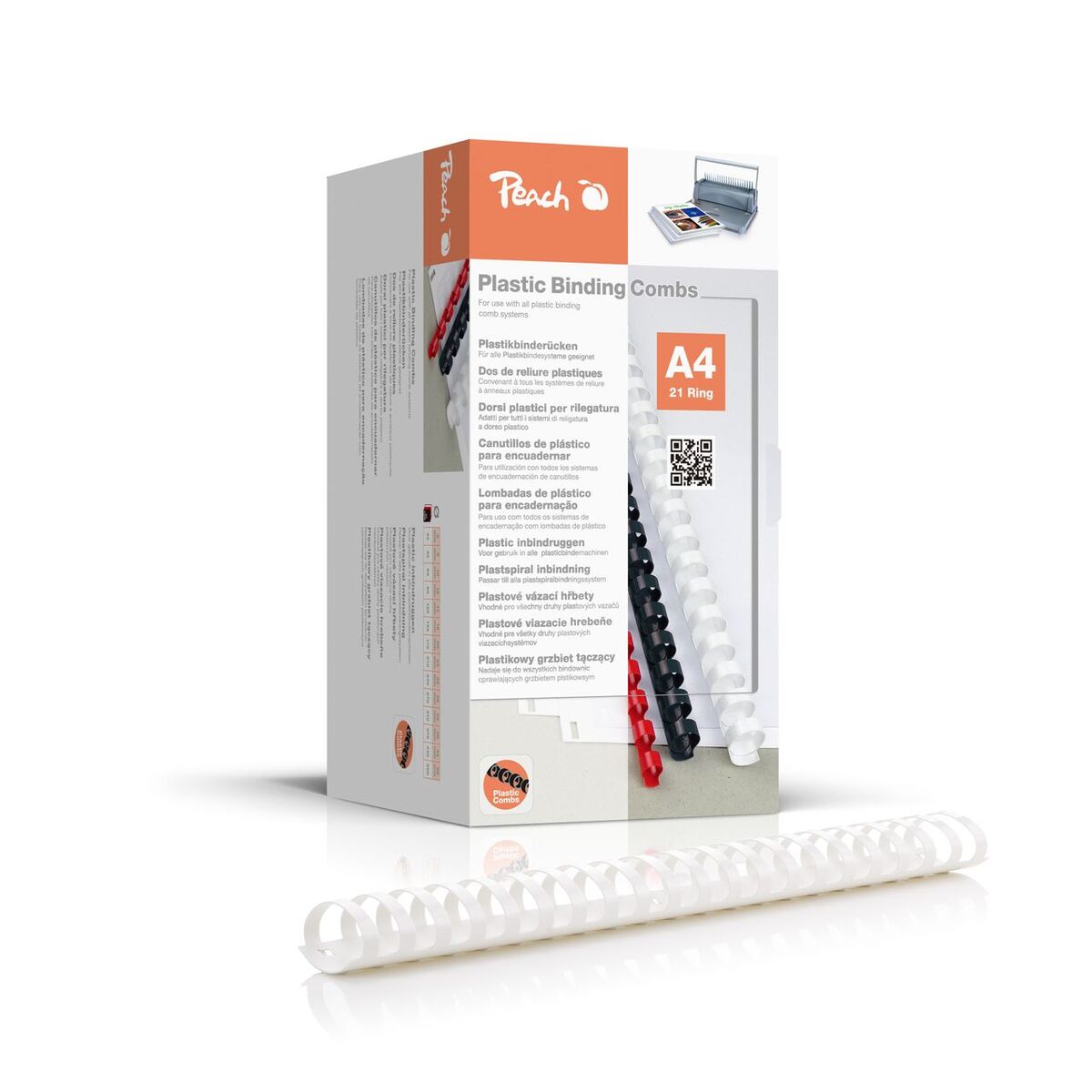 Bild 1 von Binderücken 44mm, A4, weiss, 50 Stück,