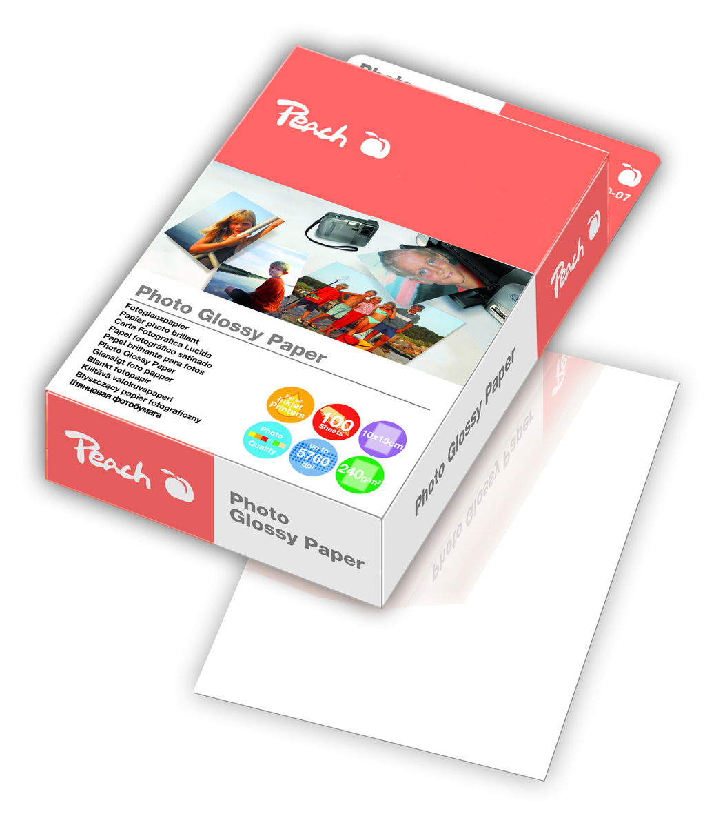 Bild 2 von Peach Photo Glossy Papier 10x15cm 240 g/m2, 100 Blatt